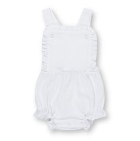 Blank Girl's Ruffled Vintage Style Sunsuit